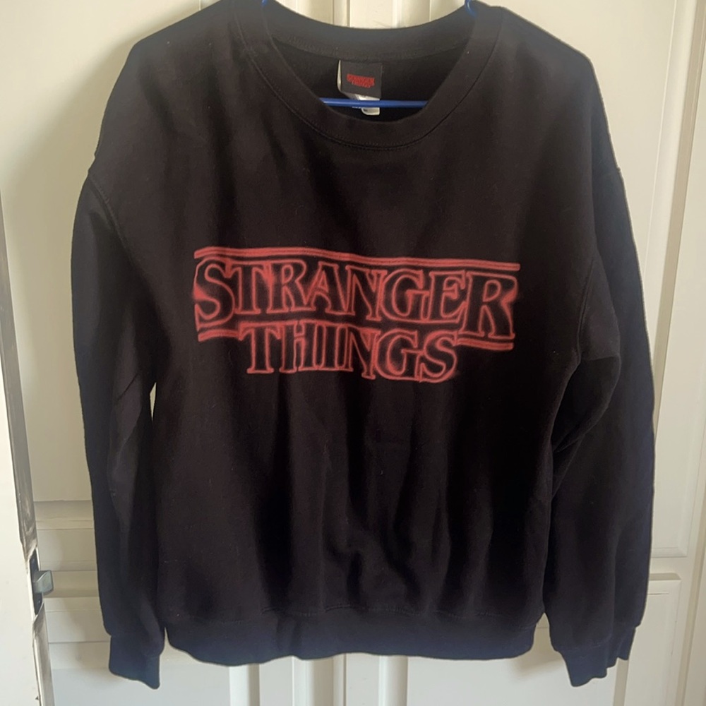 Strange things crew neck sweater